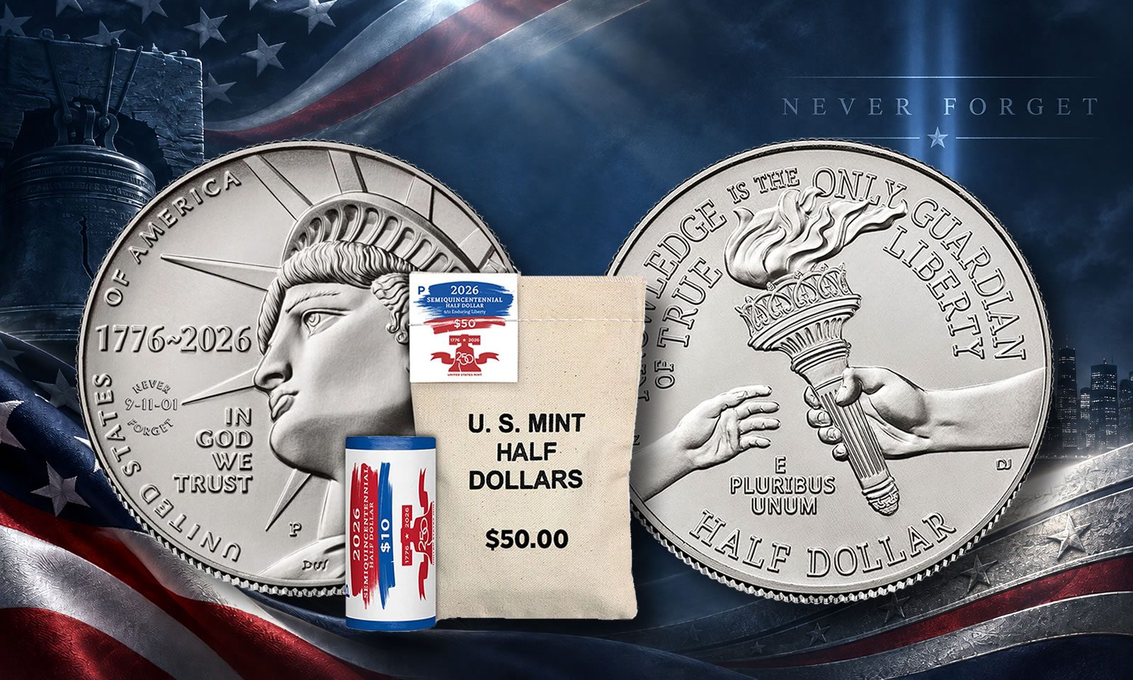 Commemorative Morgan and Peace silver dollar coins