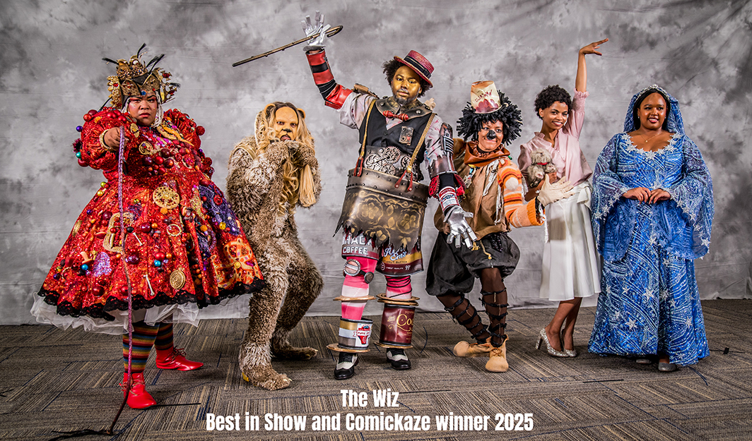 Previous Masquerade winner showcasing Best in Show costume
