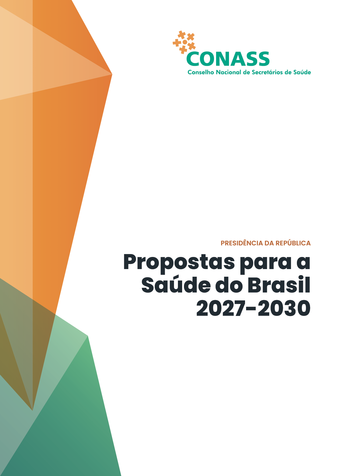 CONASS press room image accompanying its 2027–2030 health proposals