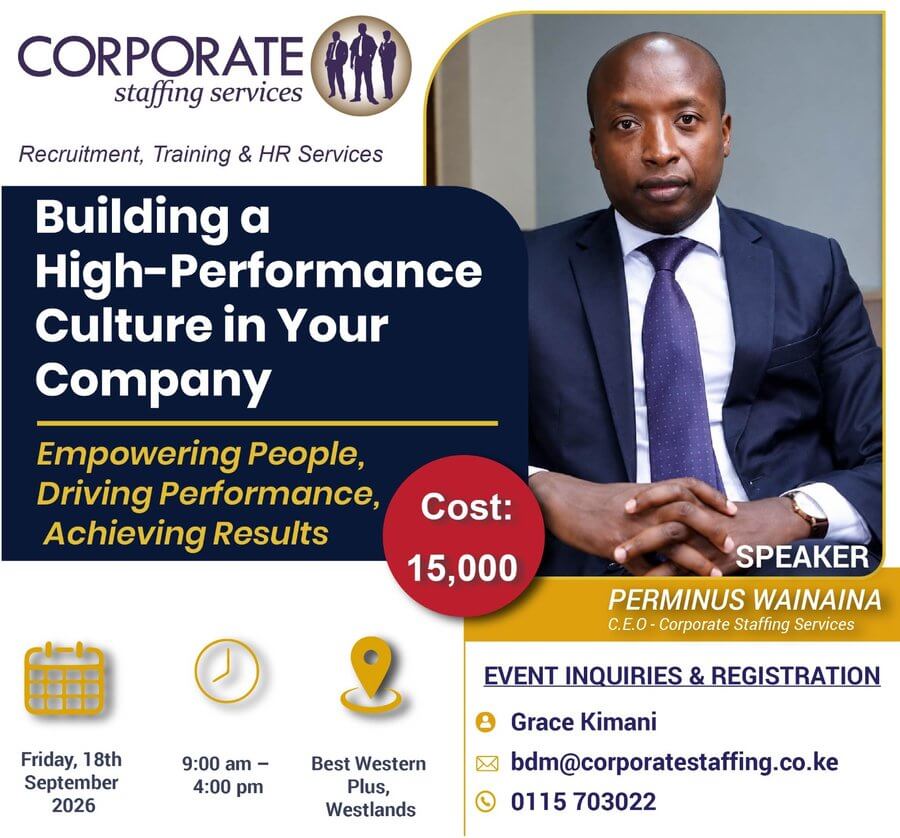 High-performance culture building event promotional image