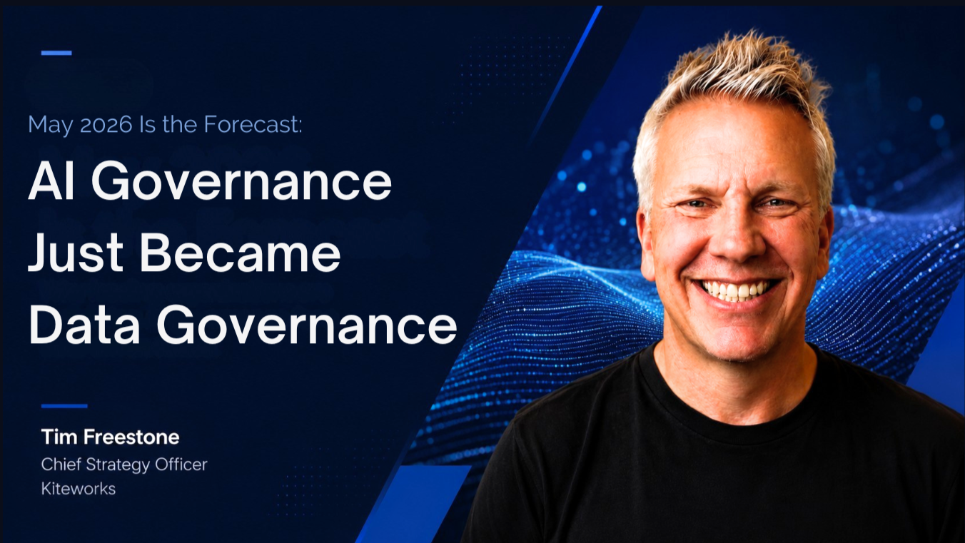 AI governance becoming data governance in May 2026