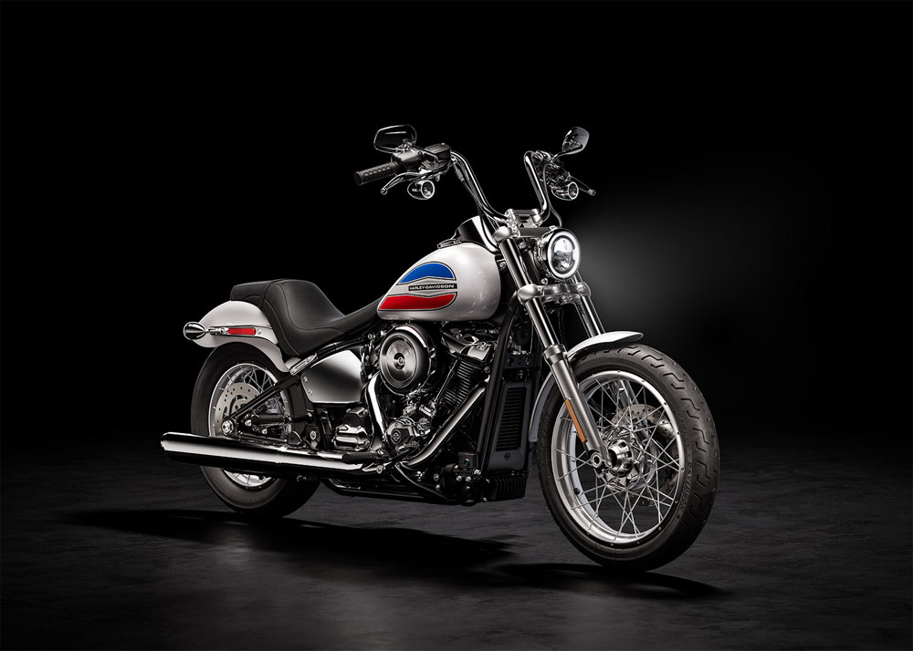2026 Harley-Davidson Super Glide front view showcasing classic cruiser styling