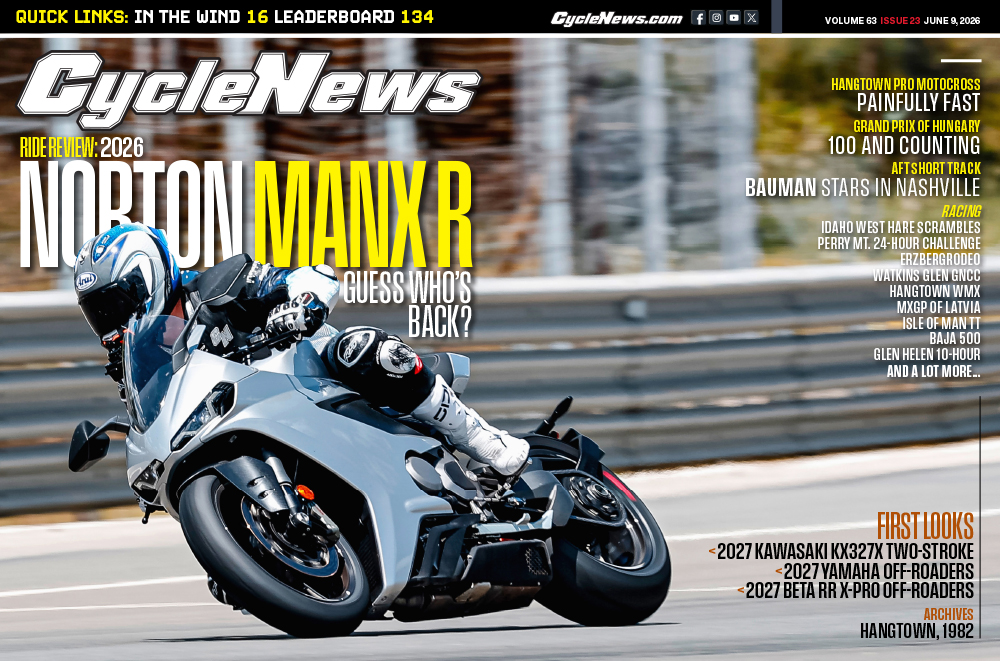 Cycle News Magazine 2026 Issue 23 cover