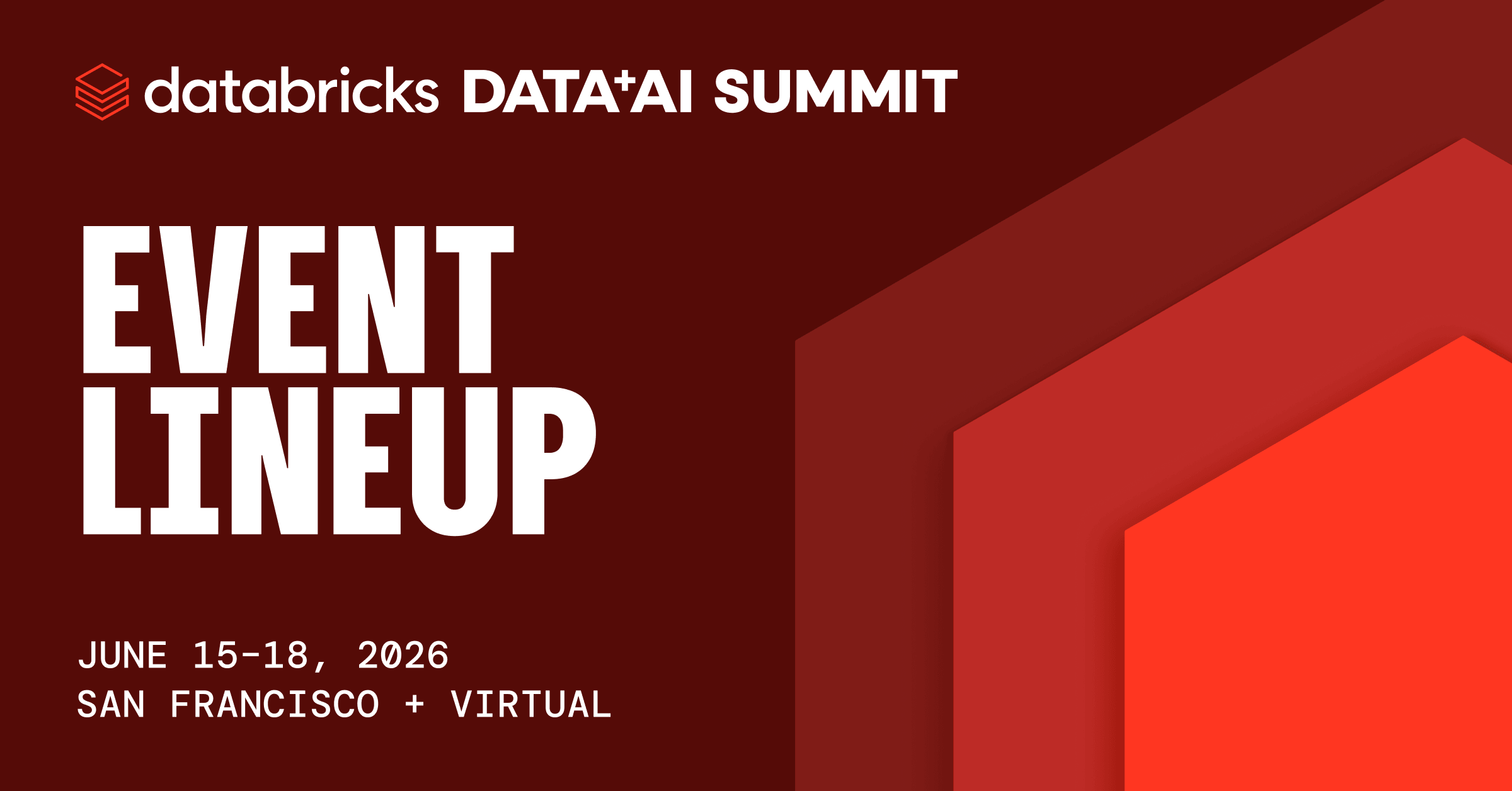 Databricks 2026 Data + AI Summit promotional image