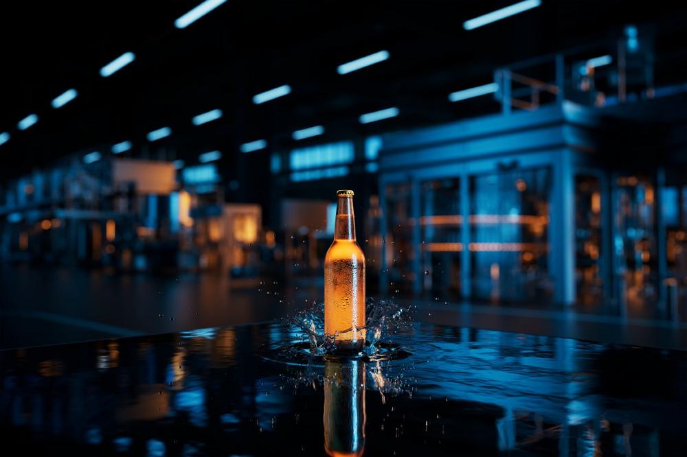 Krones brewing technology exhibit