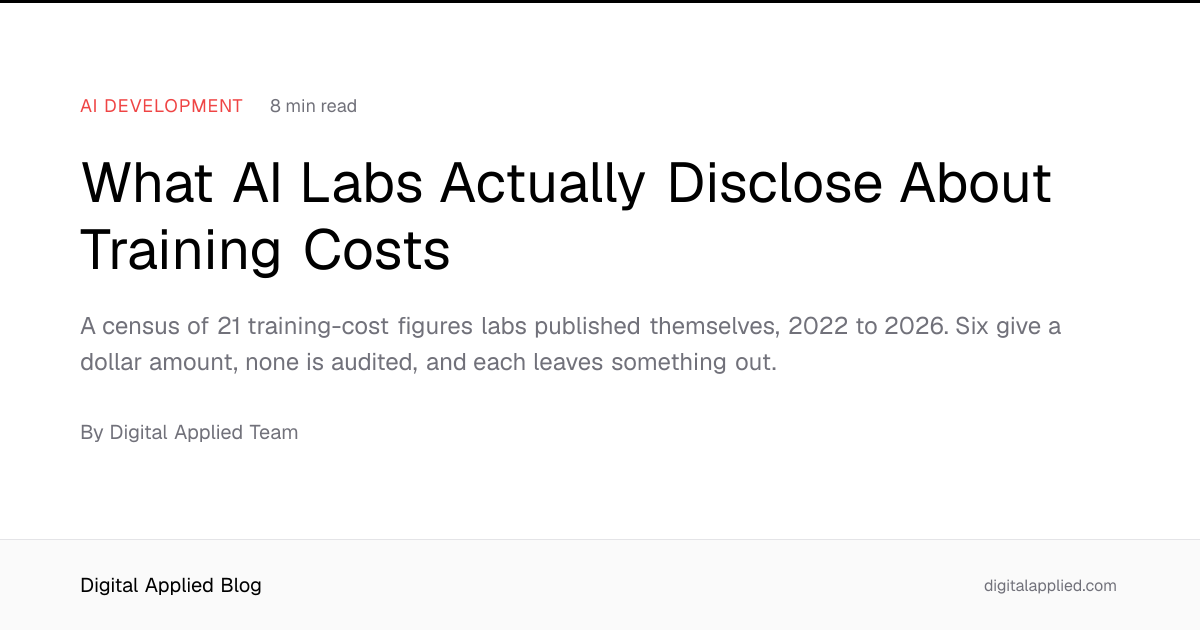 Article image accompanying the training-cost disclosure census