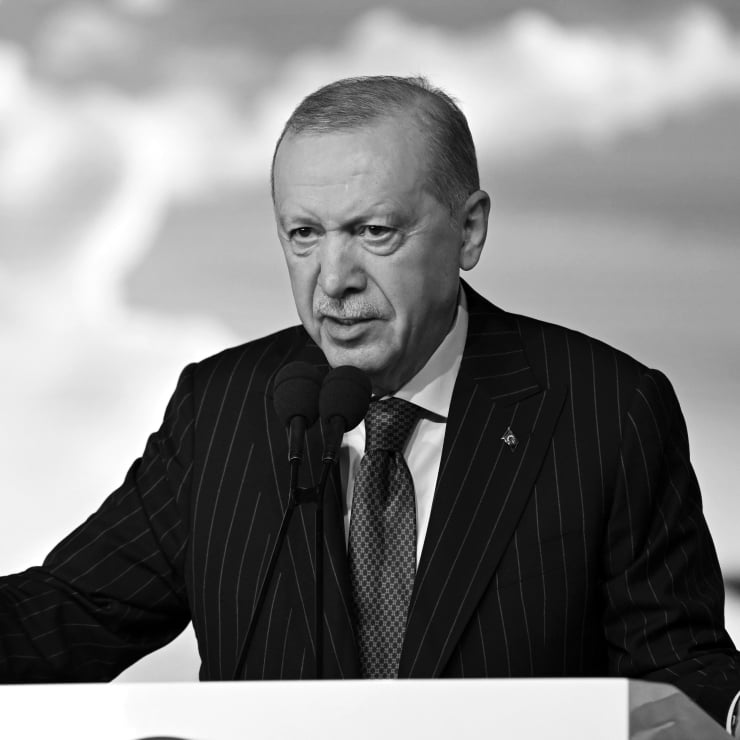 Erdoğan speaking on the peace process