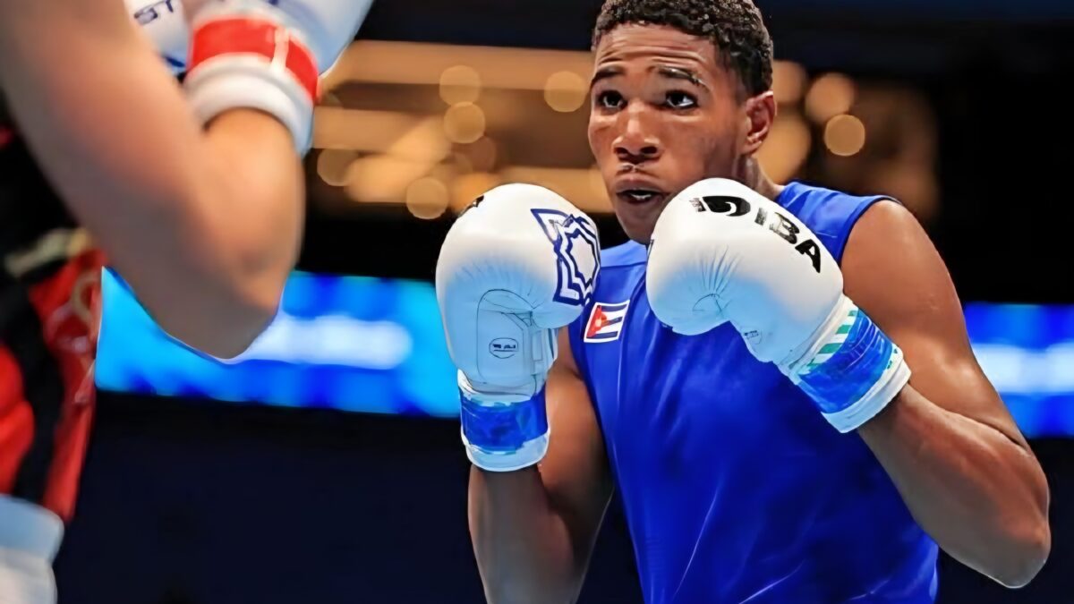 Cuban boxers at the Silk Road tournament in China