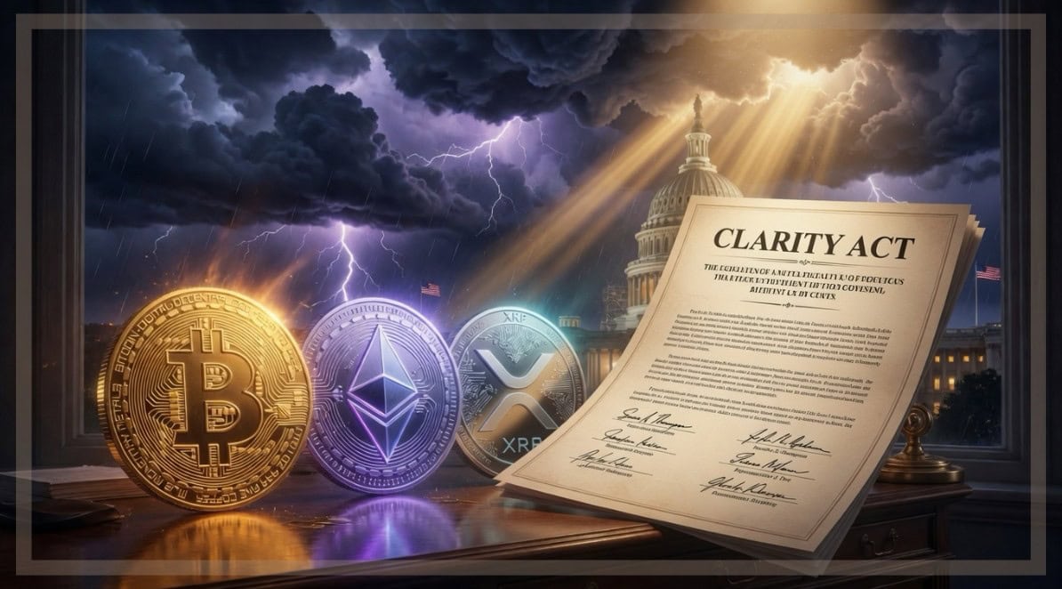 CLARITY Act Senate vote Bitcoin ETH XRP impact