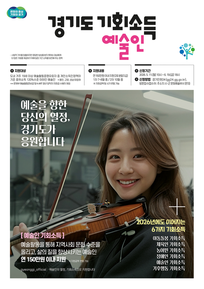Image related to Gyeonggi Artist Opportunity Income application