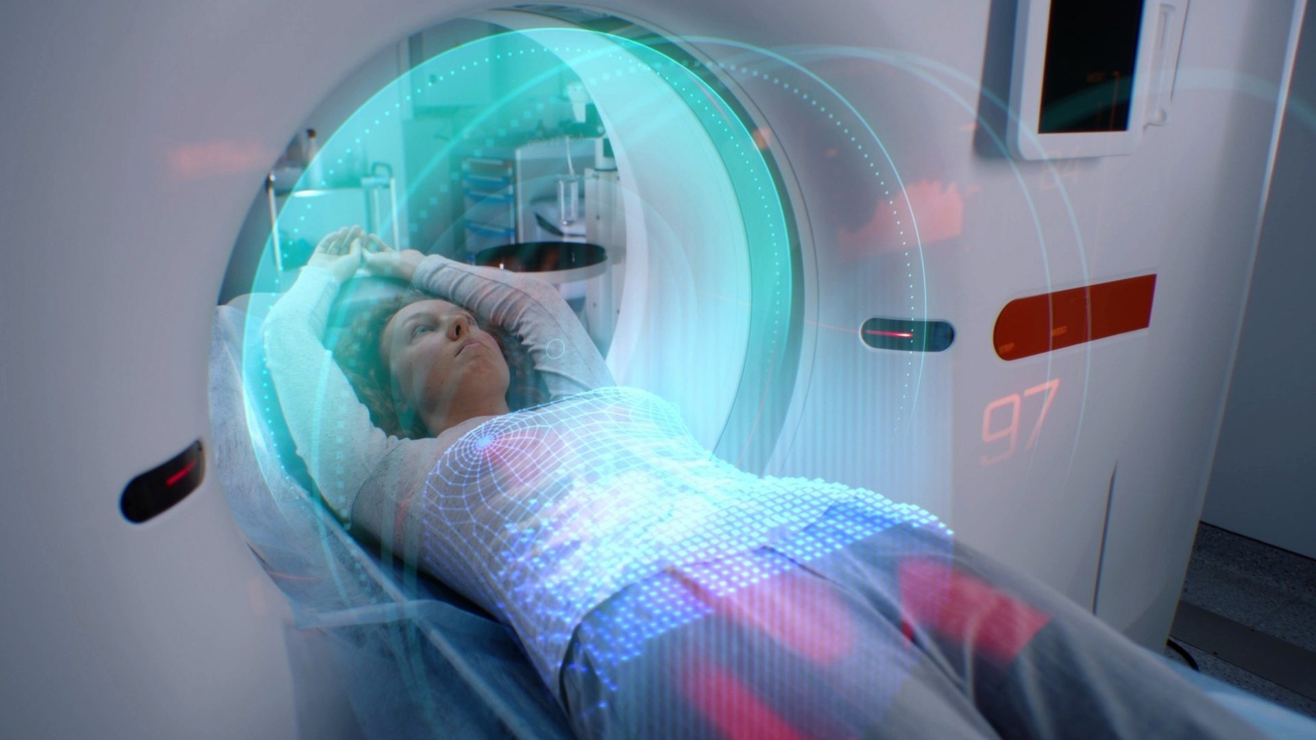 AI medical devices laid out on a table with regulatory stamps