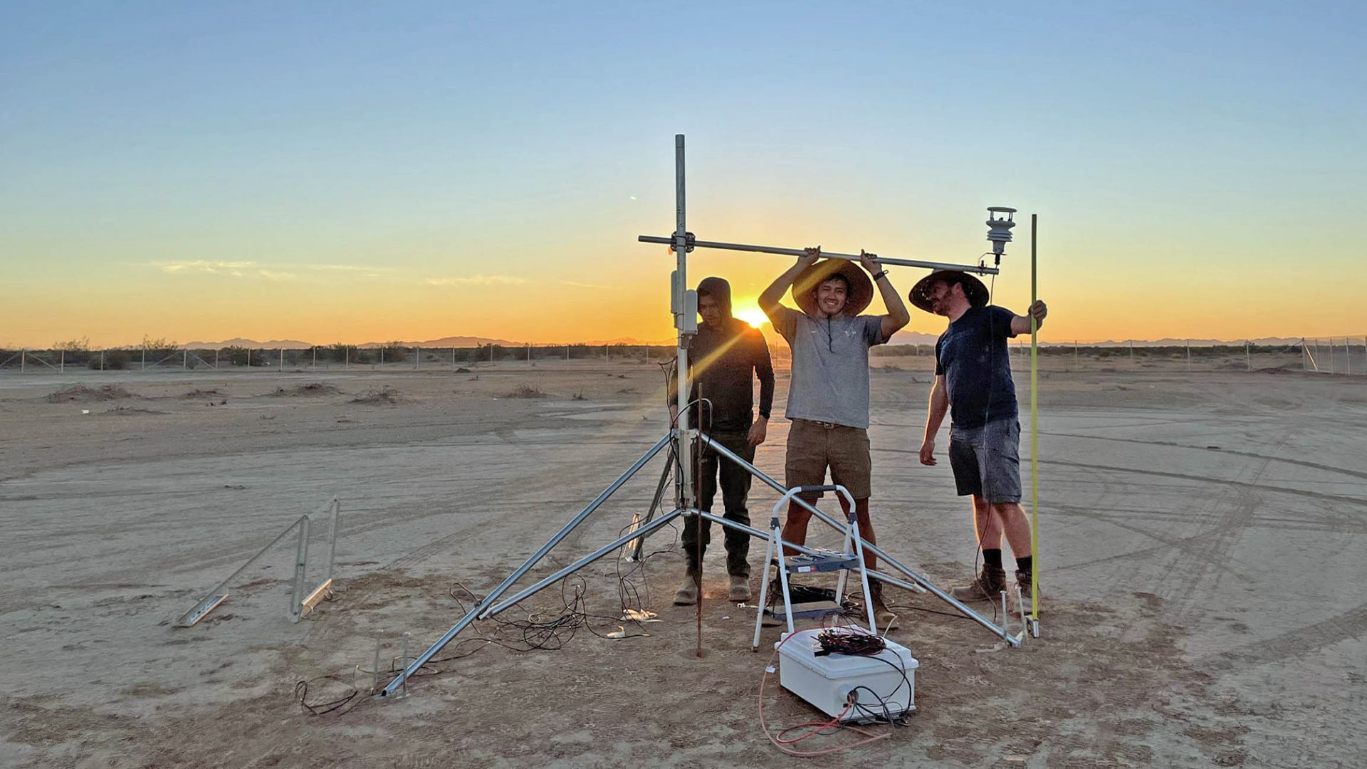 Methane leak test in Arizona