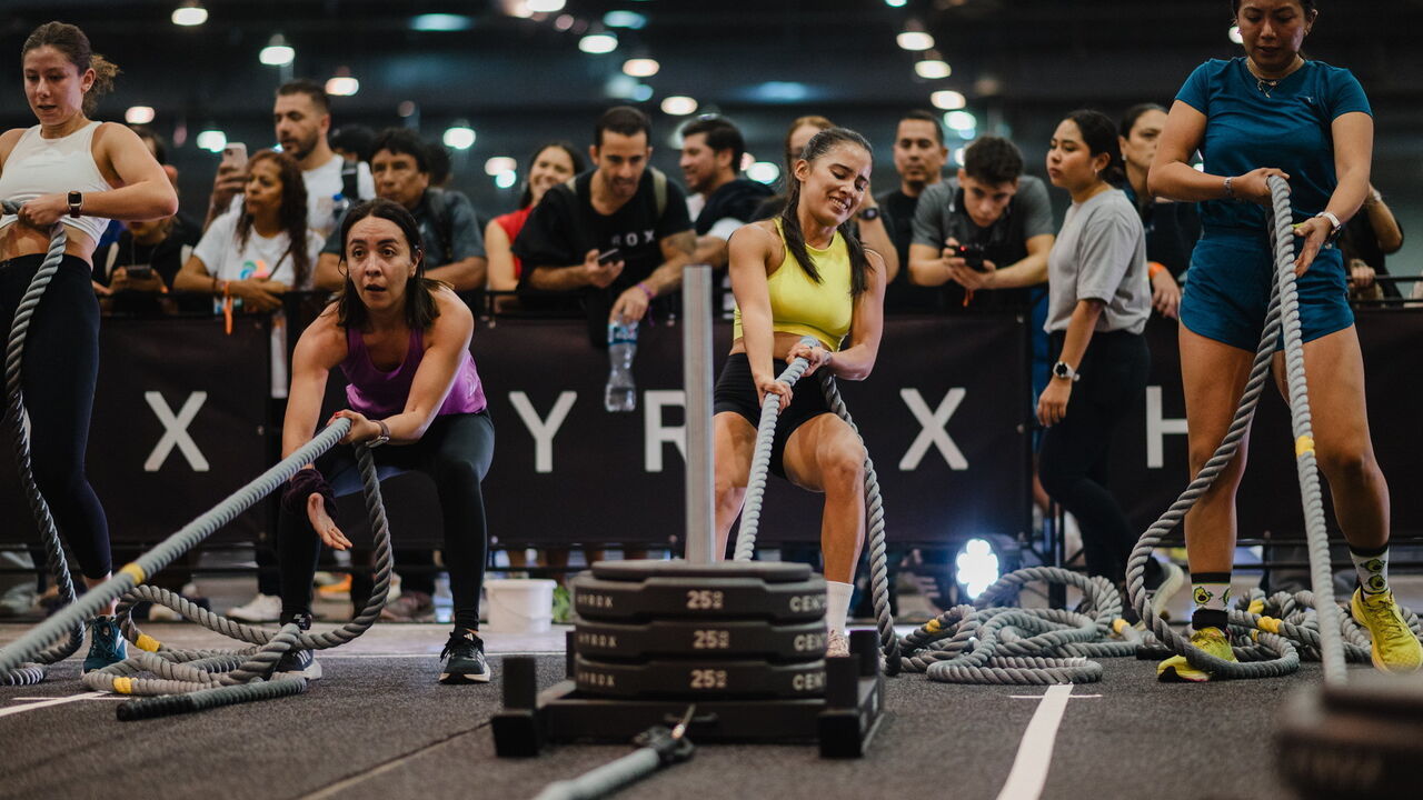 The Economist cover featuring Hyrox fitness craze