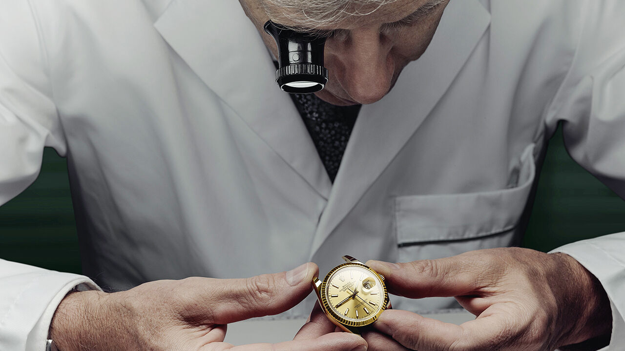 Swiss luxury watches displayed in a premium retail setting