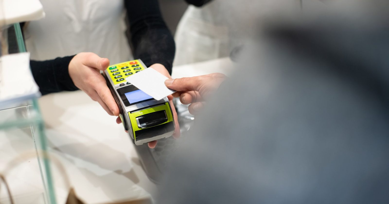 Card surcharge terminal counter