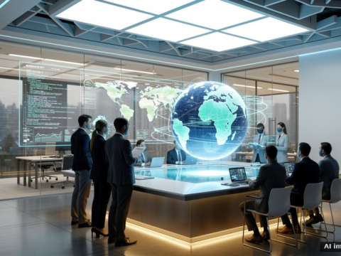 Image related to shifts in the global AI competitive landscape