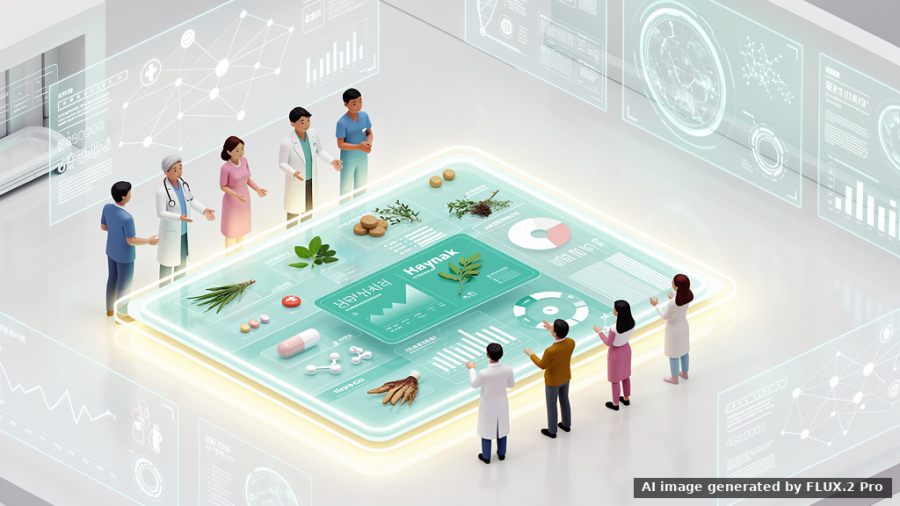User interface of the Korean Medicine Information Platform