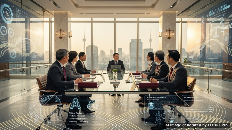 Growth trend of lawyer headcount at large law firms