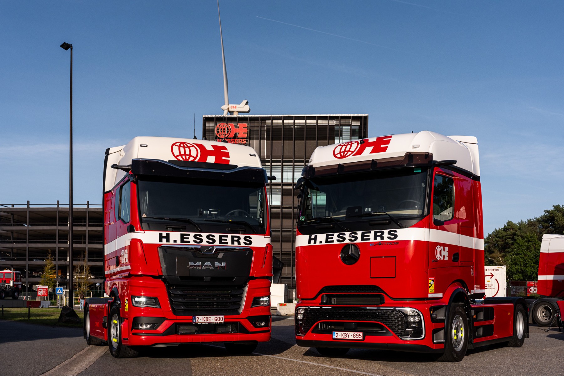 H.Essers electric truck fleet expansion with MAN and Mercedes-Benz