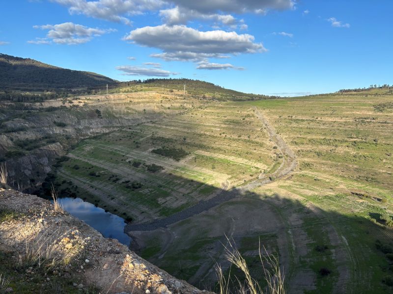 Muswellbrook coal mine site in New South Wales, Australia, proposed location for Idemitsu's vanadium flow battery project.