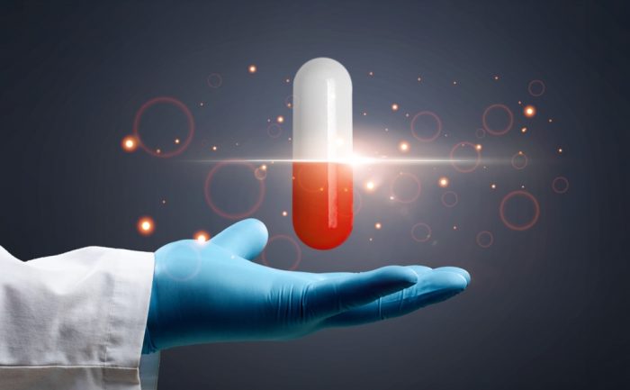 Image symbolizing AI-driven drug discovery and M&A