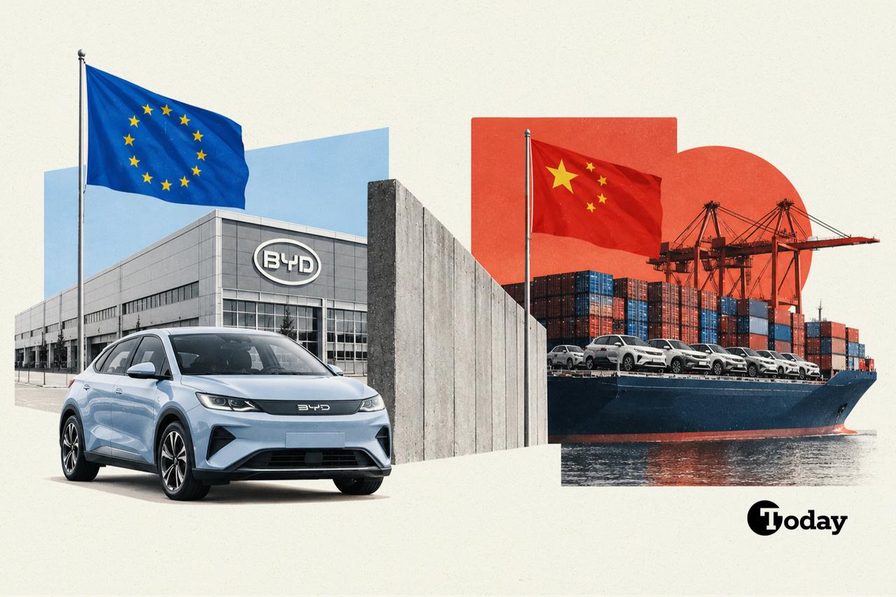 BYD's Szeged, Hungary manufacturing facility during trial production phase