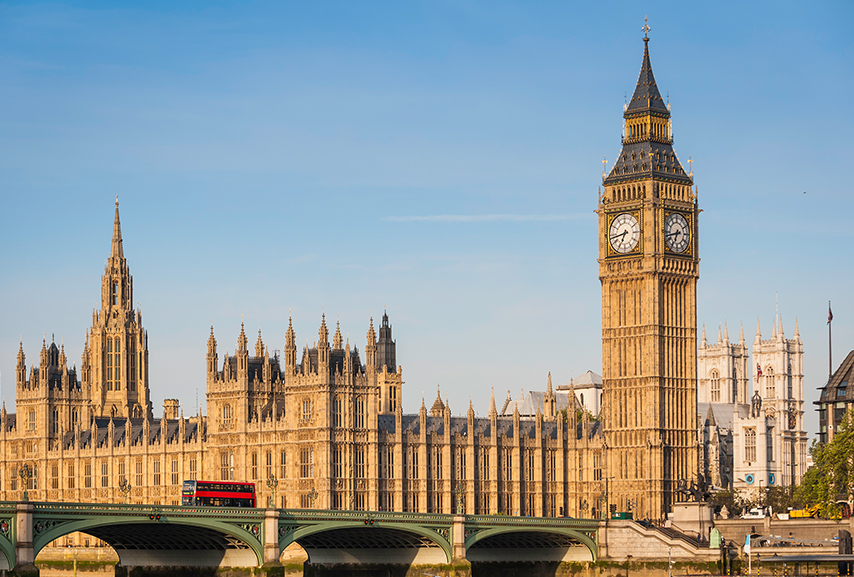 Big Ben and Houses of Parliament representing UK budget news