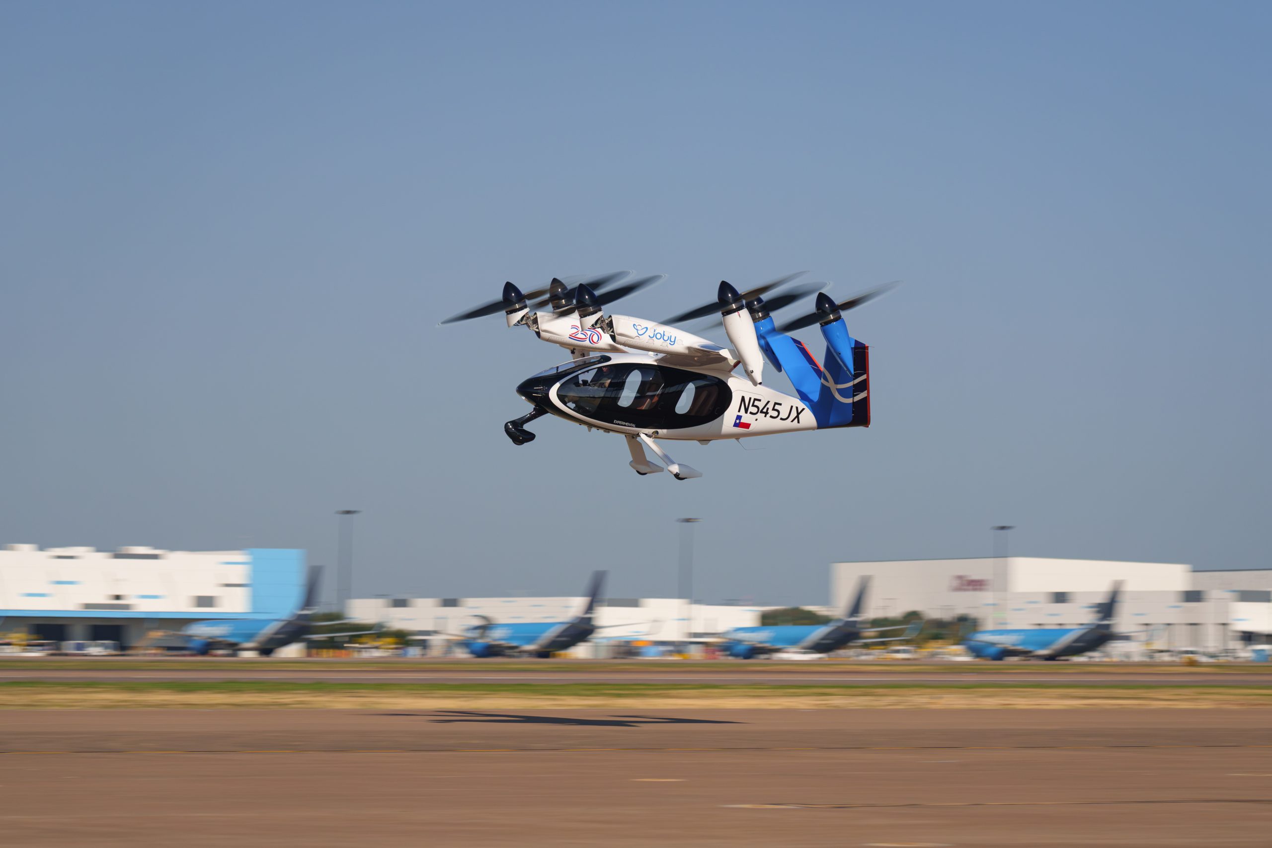 Joby Aviation eVTOL aircraft in flight