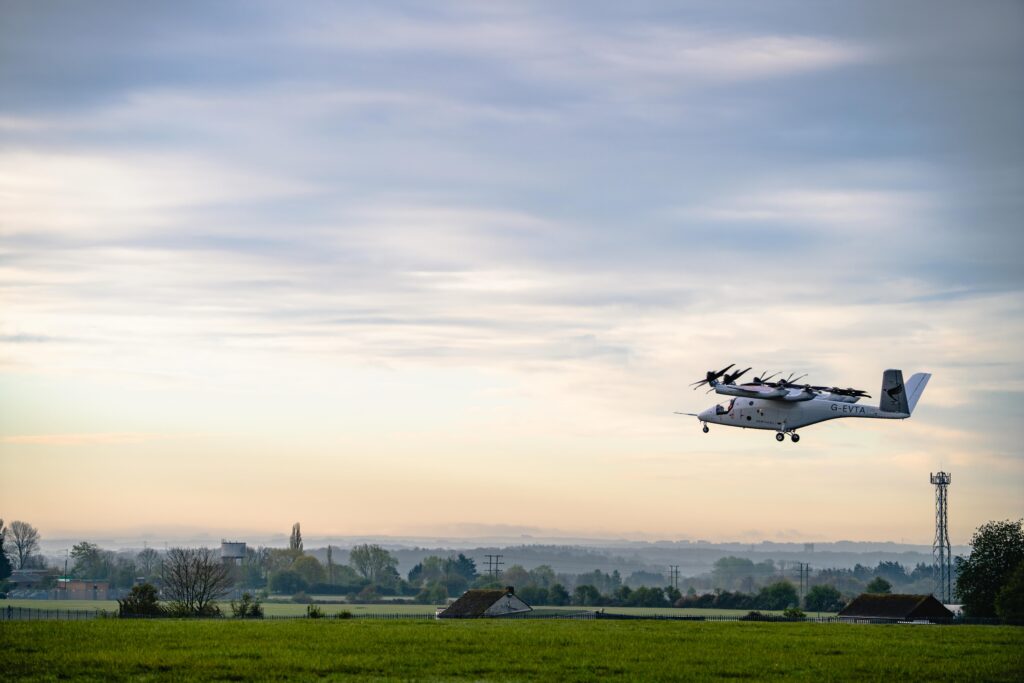 Vertical Aerospace transition flight test takeoff