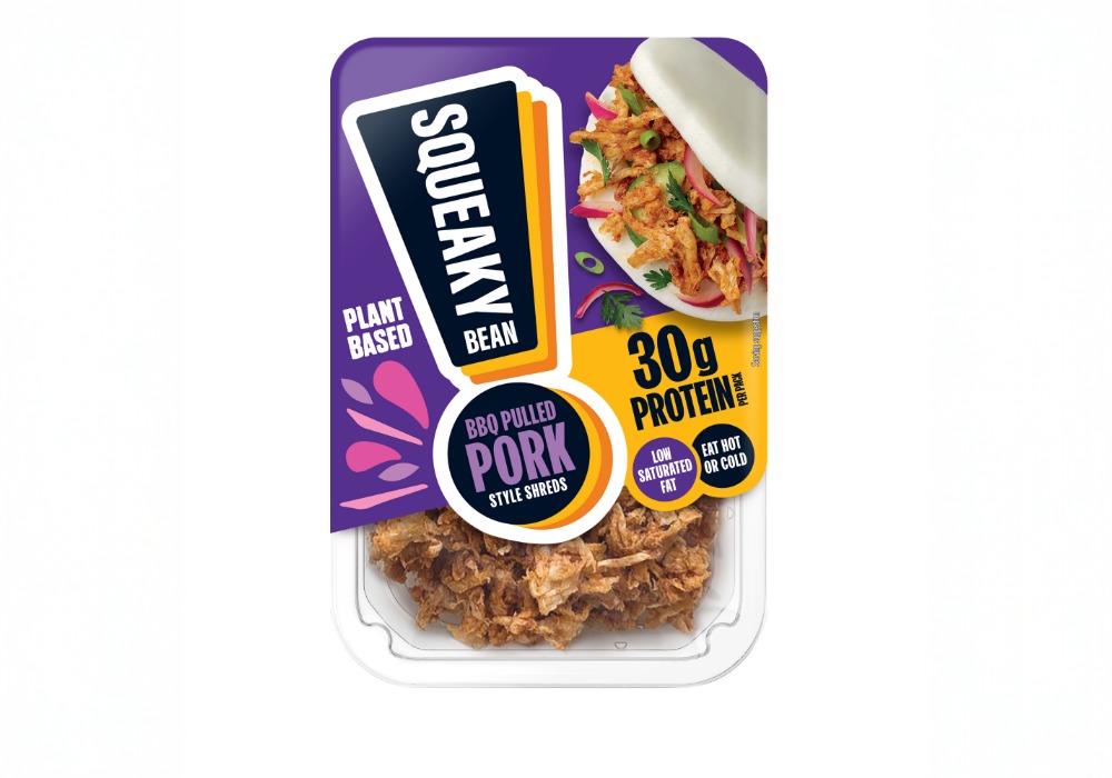 Squeaky Bean plant-based protein innovation in the UK retail aisle