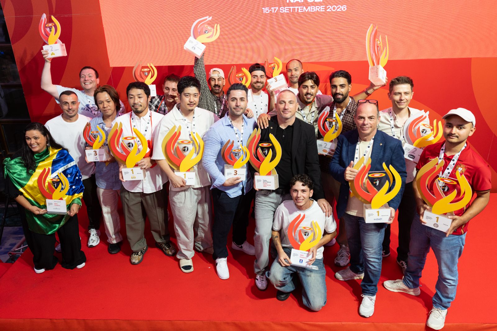 Pizzaioli awarded at the Vera Pizza Napoletana Champion 2026 in Naples