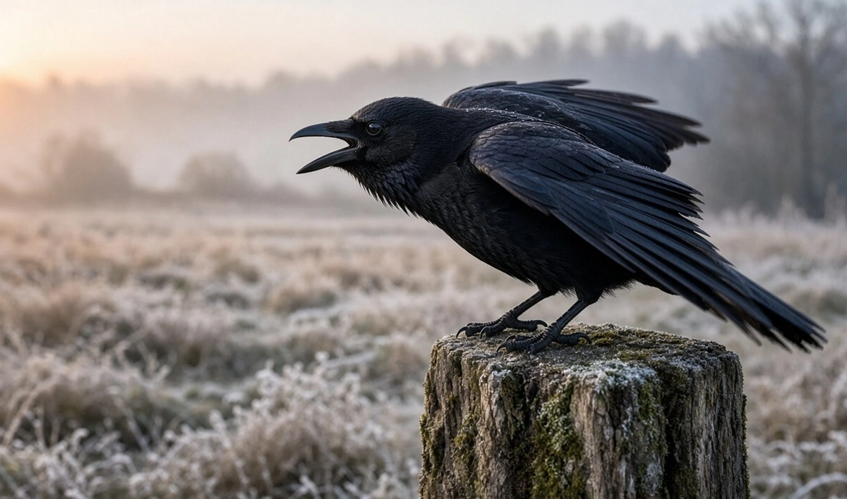 Crows in a visual test