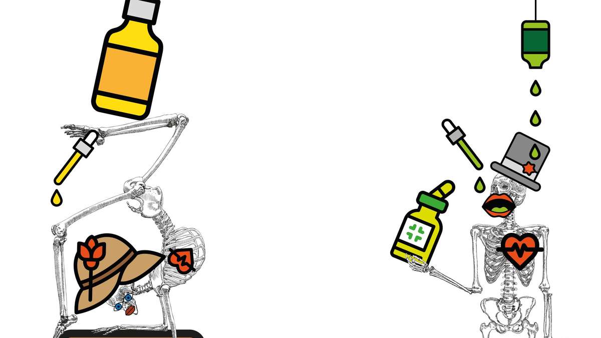 Illustration about aging and longevity