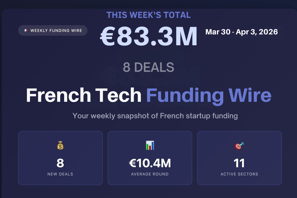 French Tech Funding Wire — April 2026 deeptech round