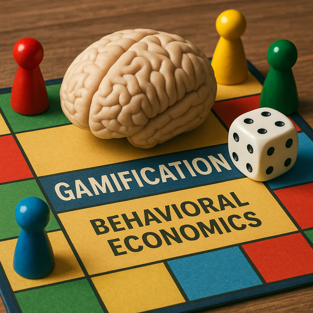 Gamification mechanics applied to behavioral economics engagement strategies