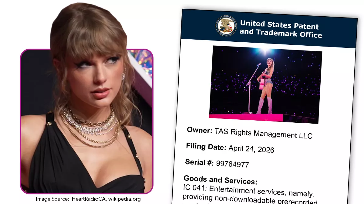 Image related to Taylor Swift's AI trademark filings