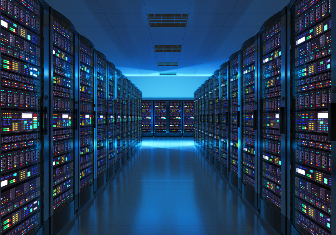 Image of a data center facility