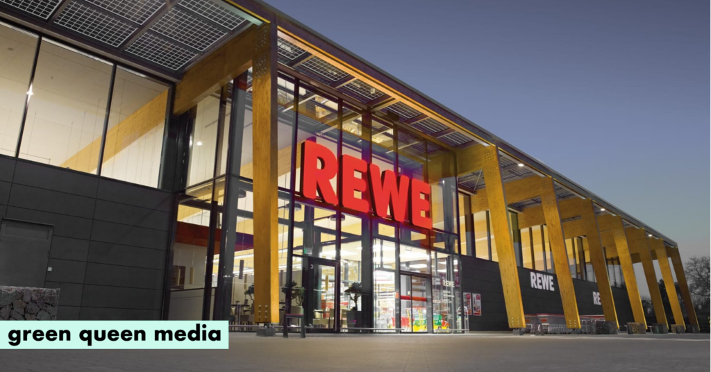 Rewe Group blended Plant 'n' Beef hybrid burger product packaging