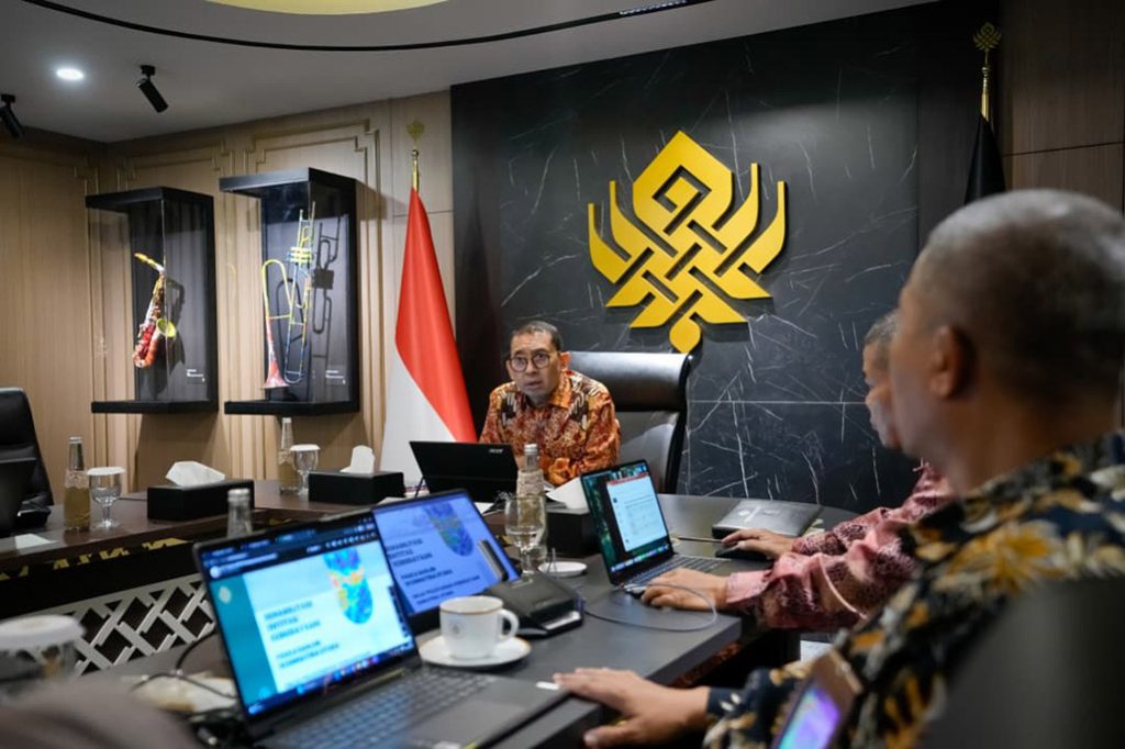 Ministry of Culture official launching the Dana IndonesiaRaya program
