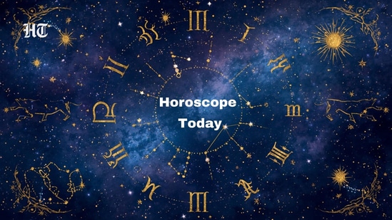 Daily horoscope illustration for April 24, 2026