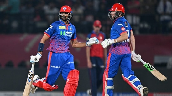 Axar Patel and David Miller celebrate DC's IPL 2026 win over PBKS in Dharamshala