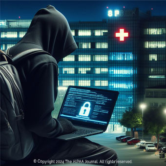 Healthcare security breach visual
