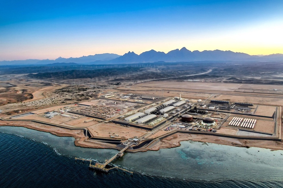 NEOM 2.2GW electrolyzer plant image