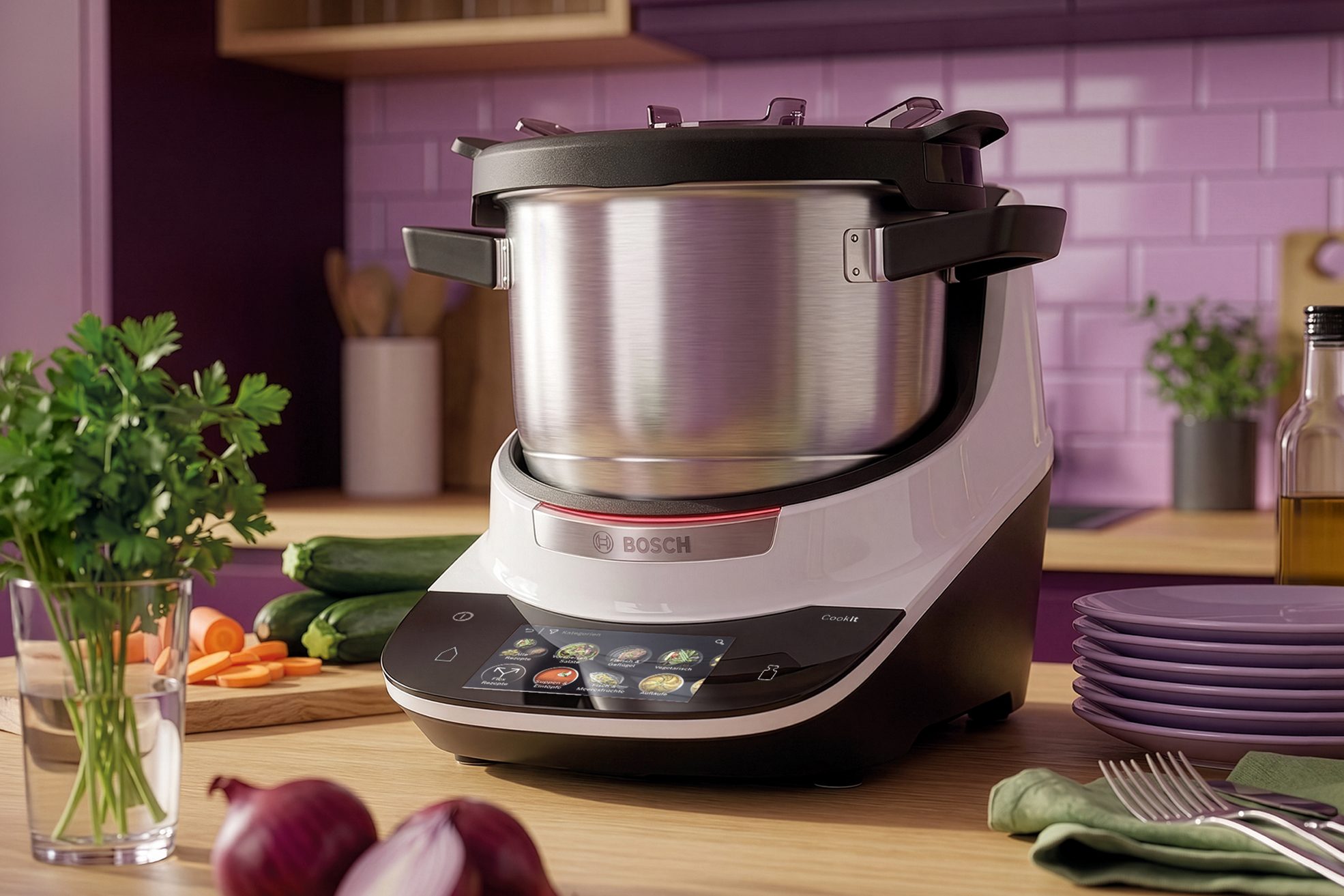 Bosch Cookit multicooker with new AI assistant features