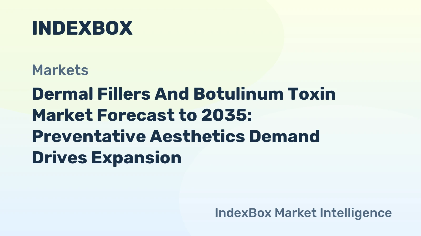 Chart on global dermal fillers market expansion