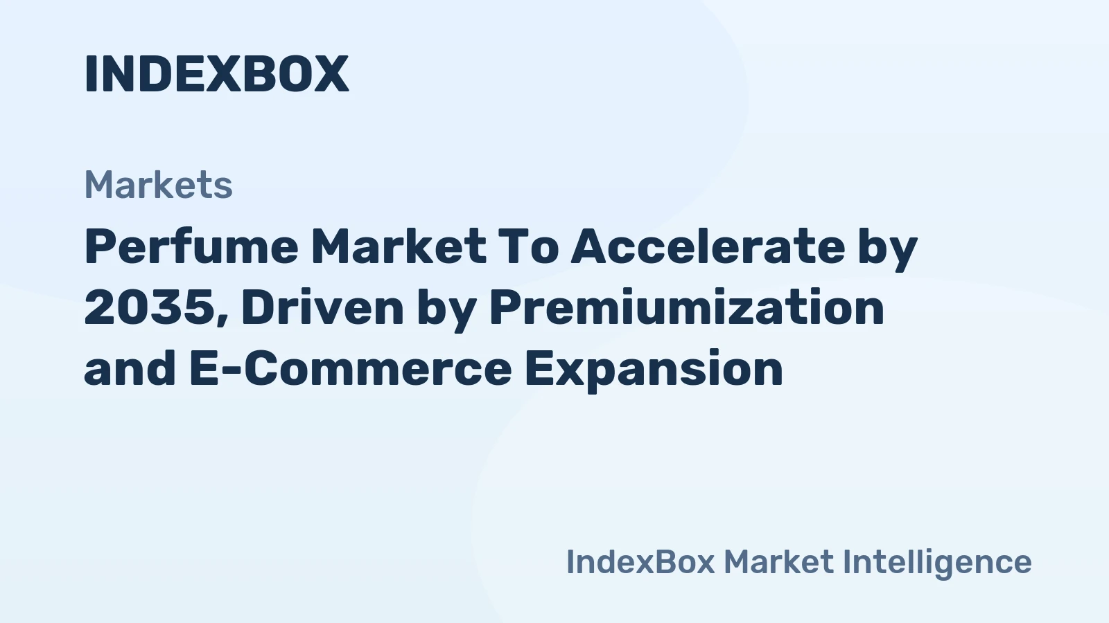 Perfume market premiumization forecast