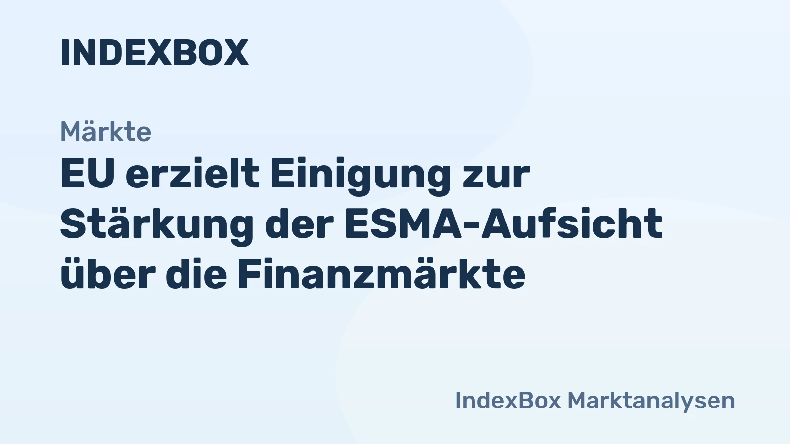 Illustration of European regulation and financial markets