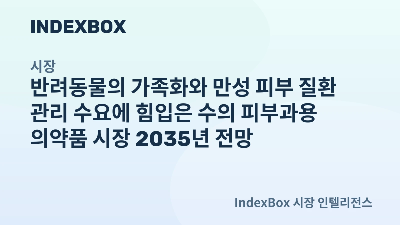Thumbnail of IndexBox article on veterinary dermatology pharmaceuticals market outlook