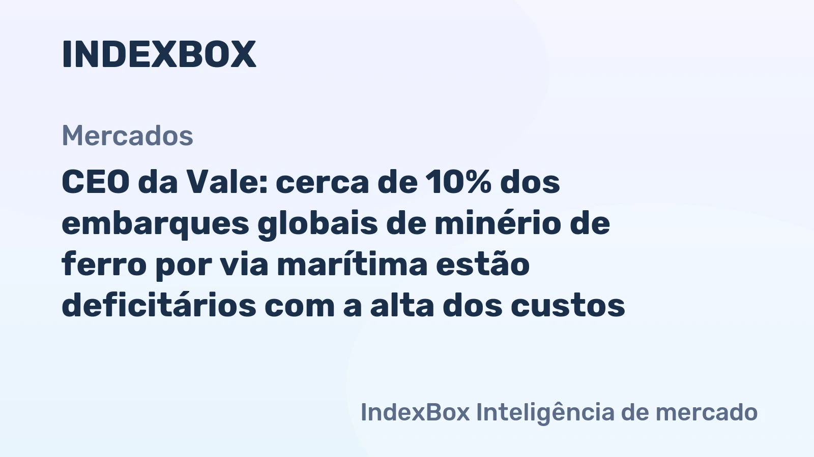 Vale iron ore operations