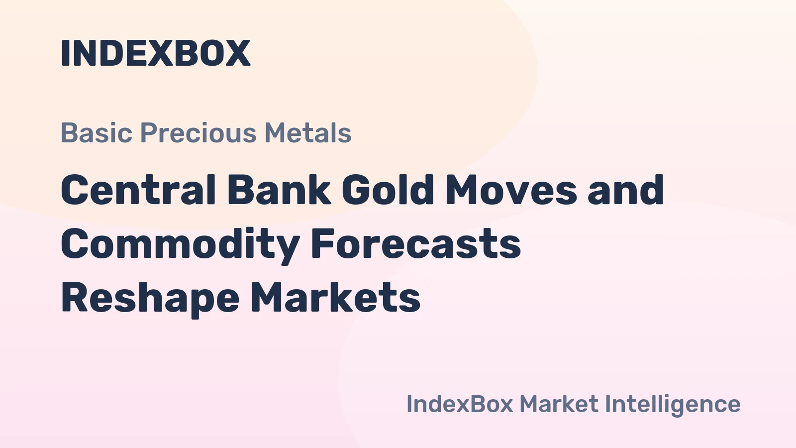 Data on central bank gold reserve fluctuations and emerging market demand trends